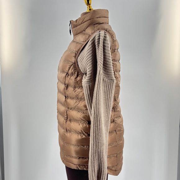 ZeroXposur Gold Beige Bubble Vest L - NWOT Puffer Style Zipper Front - Picture 3 of 9